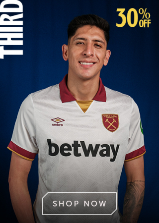 Official West Ham United Store - buy West Ham Kit Online