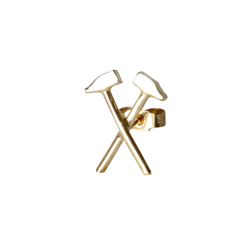 West Ham 9CT Gold Hammers Ear Stud