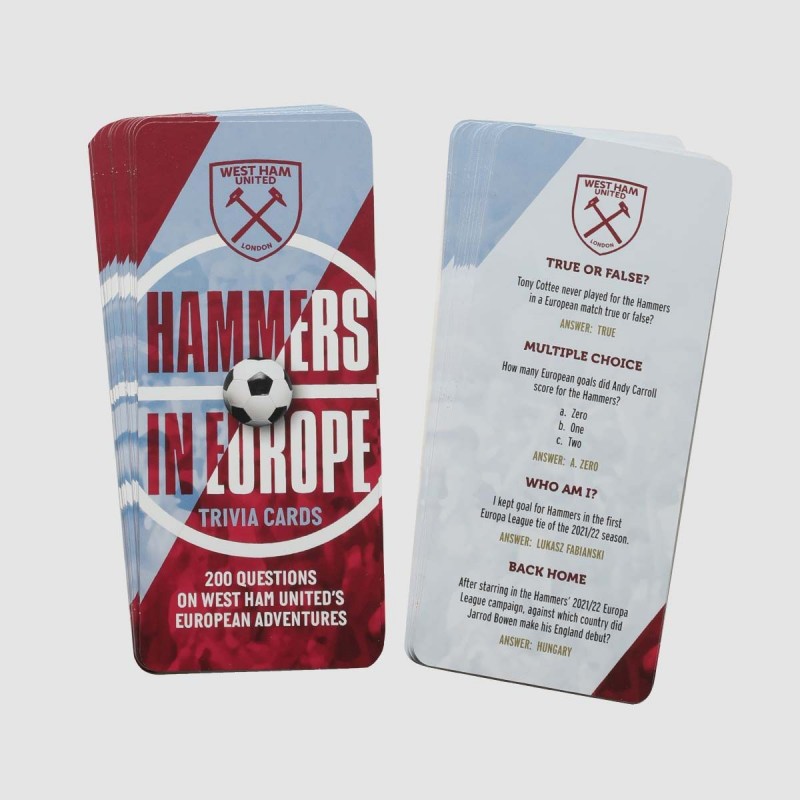West Ham United Trivia Cards Vol. 4