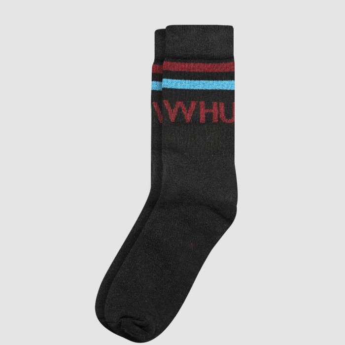 West Ham Mens 3 Pack Crew Socks