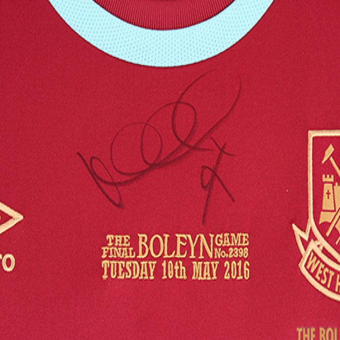 Framed Signed Noble Farewell Boleyn Shirt