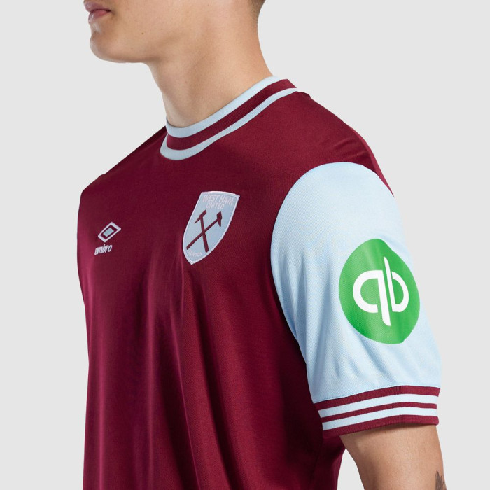 Adult Unsponsored Home Shirt 24/25 - Claret/Blue