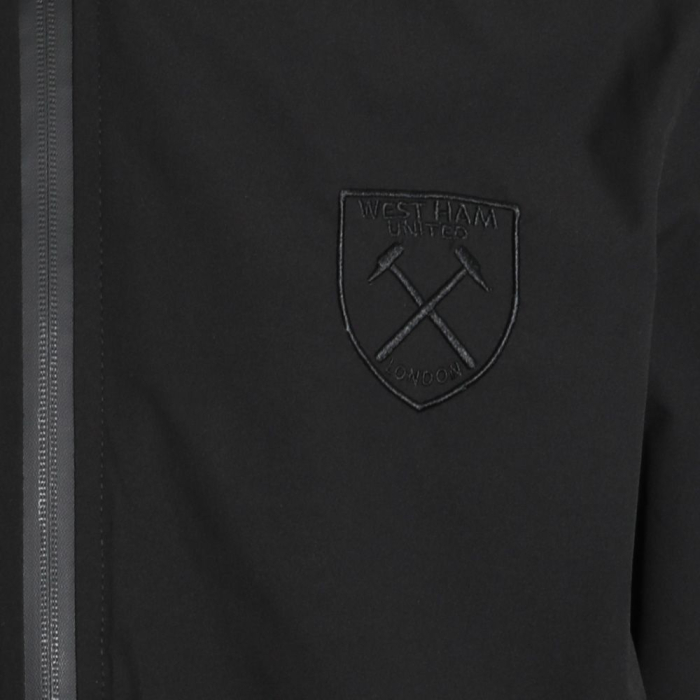 Black Tonal Crest Jacket