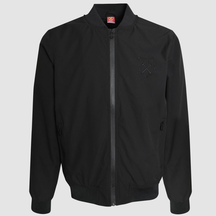 Black Tonal Crest Jacket
