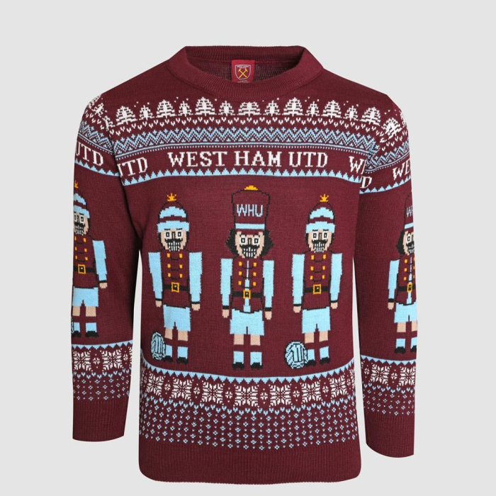 West Ham Junior Nutcracker Christmas Jumper
