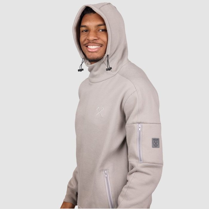 Grey Tonal Hammers Hoodie