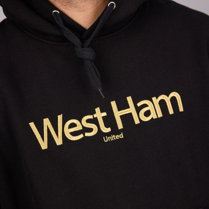West Ham Black/Gold Hoodie