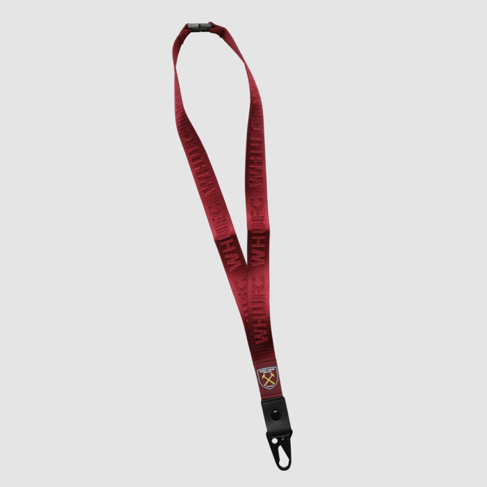 West Ham Debossed Lanyard