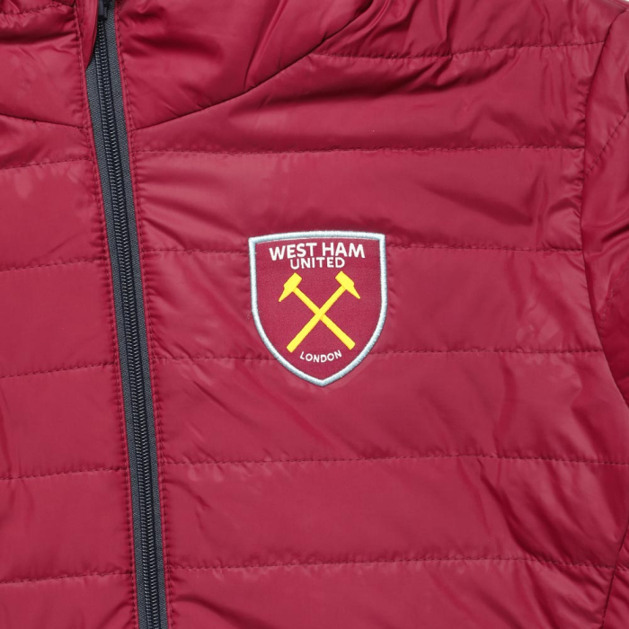 West Ham Adults Padded Jacket - Claret