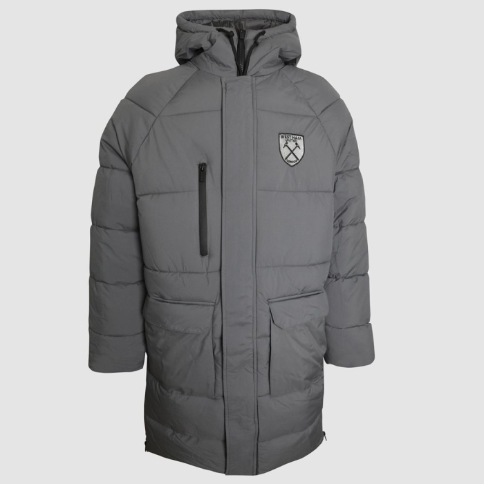 Mens Grey Bench Coat