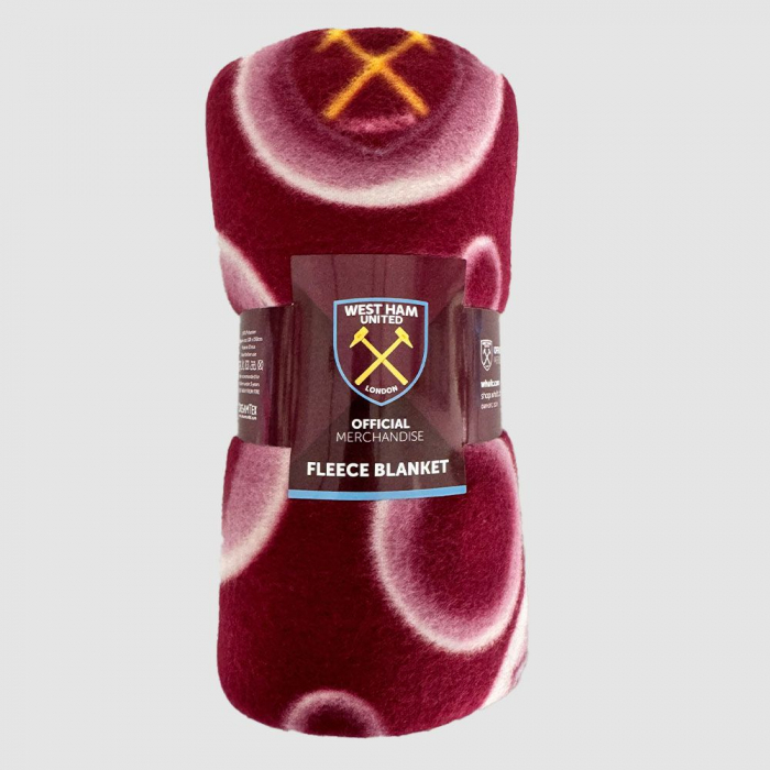 West Ham Bubbles Fleece Blanket