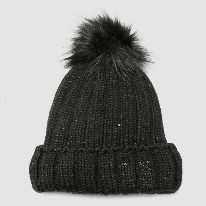 West Ham Womens Sequin Ribbed Beanie