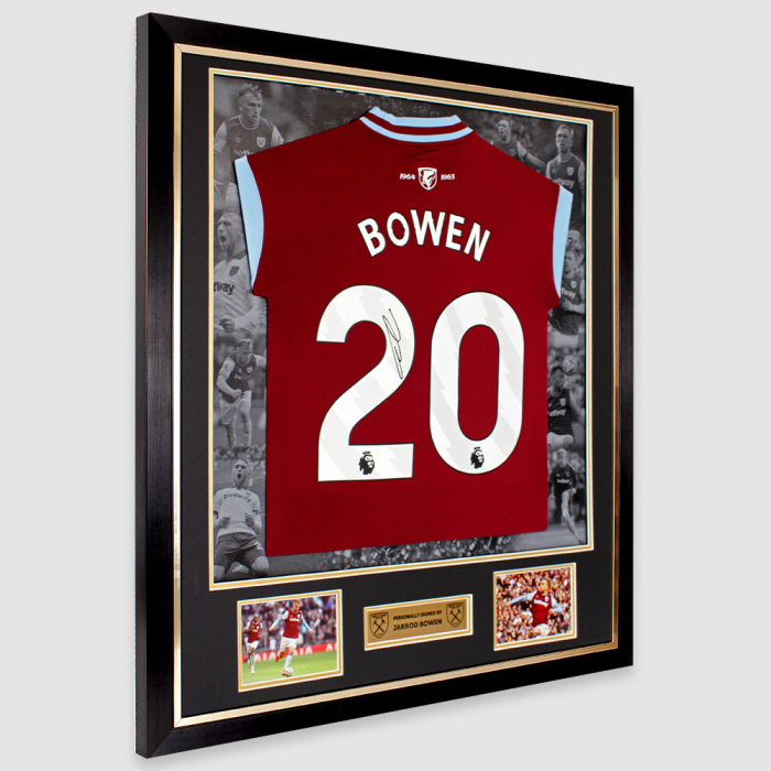 Framed Signed 24/25 Bowen Home Shirt