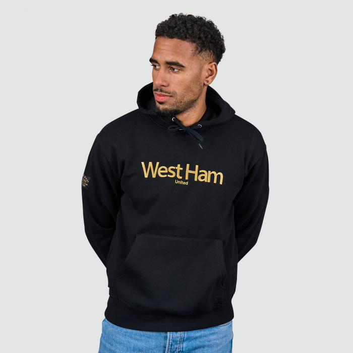 West Ham Black/Gold Hoodie