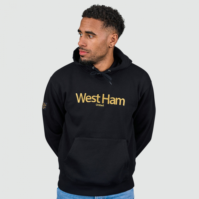 West Ham Black/Gold Hoodie