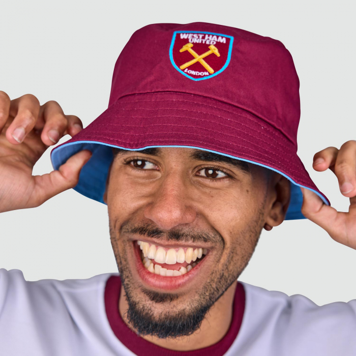 Reversible Bucket Hat - Claret/Blue