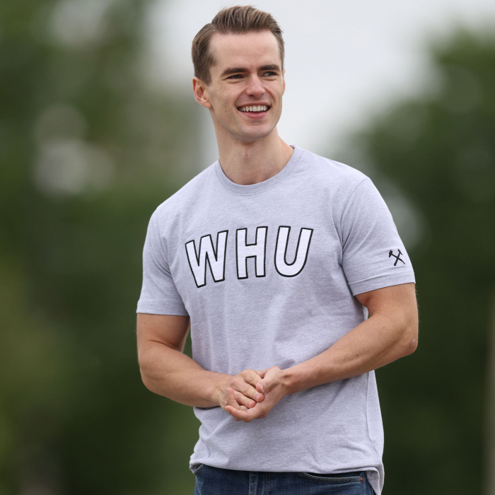 West Ham Casual Collection T-Shirt - Grey