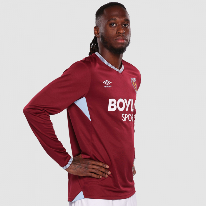 West Ham 25/26 Adults Long Sleeve Home Shirt 
