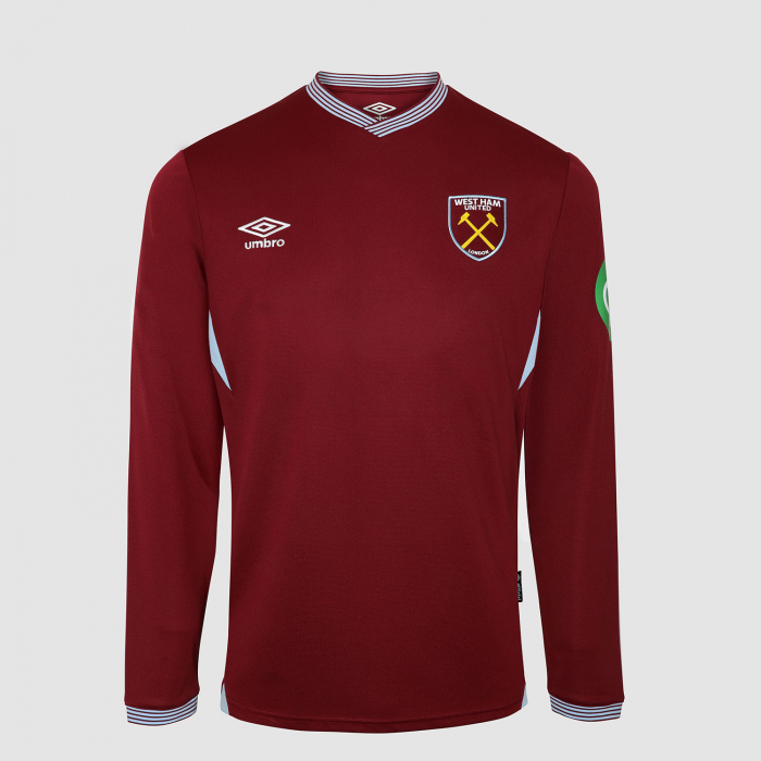 West Ham 25/26 Junior Long Sleeve Home Shirt 