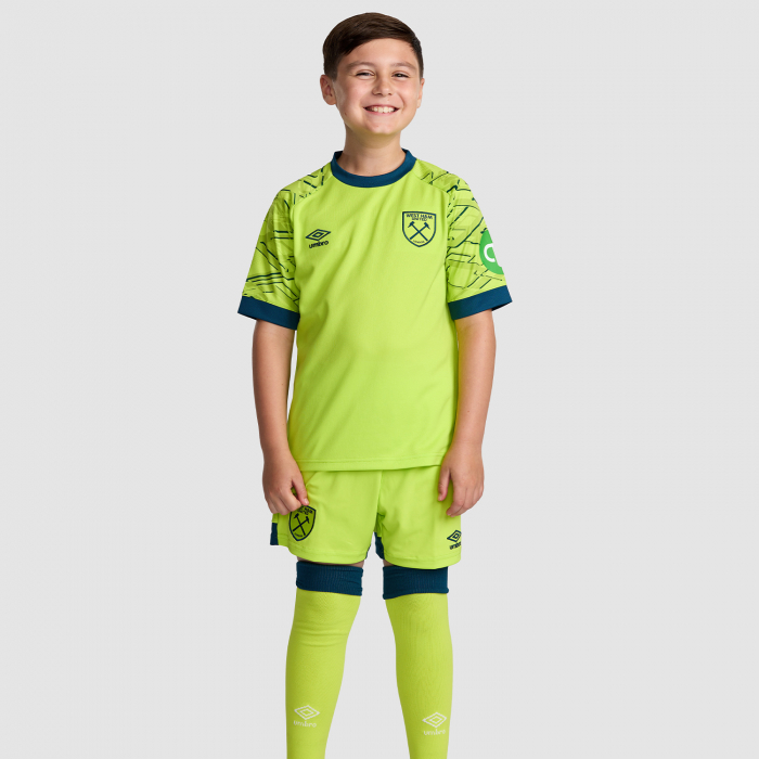 West Ham 25/26 Junior Short Sleeve Home GK Shirt 