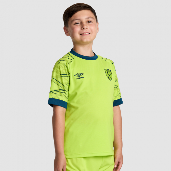 West Ham 25/26 Junior Short Sleeve Home GK Shirt 