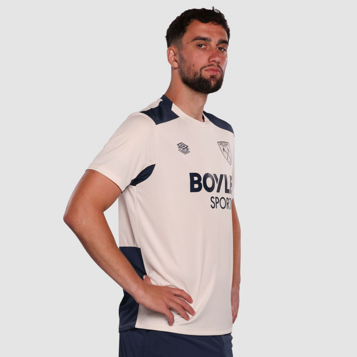 West Ham 25/26 Adults Ecru Training Jersey