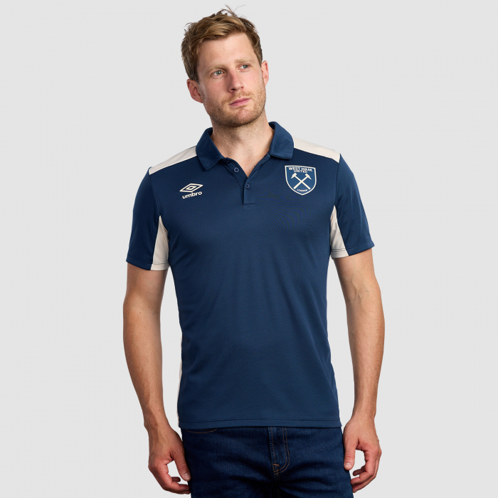 West Ham 25/26 Adult Navy Presentation PolyPolo