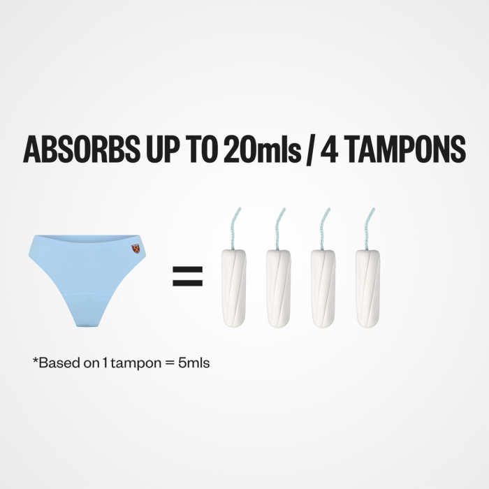 West Ham Modibodi Seam-free Thong