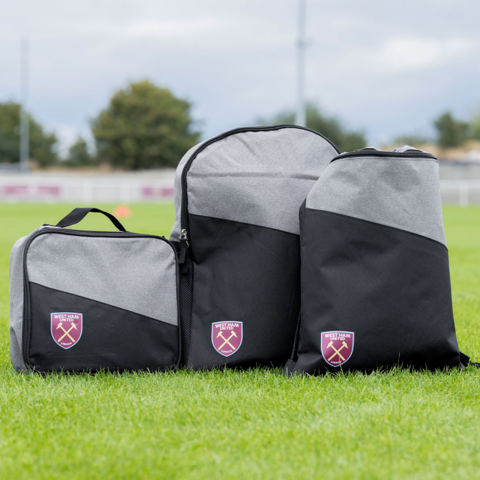 West Ham Backpack - Black & Grey