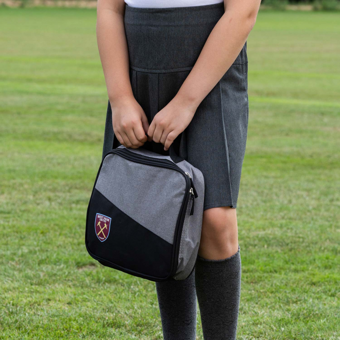 West Ham Lunch Bag - Black & Grey