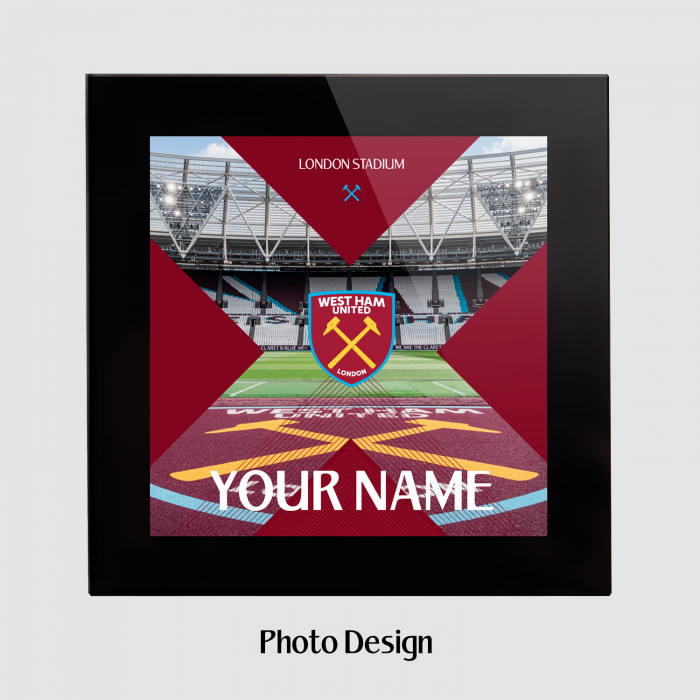 West Ham Personalised Glass Coaster