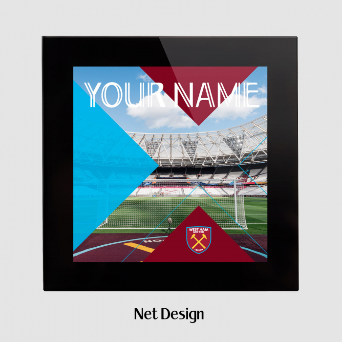 West Ham Personalised Glass Coaster
