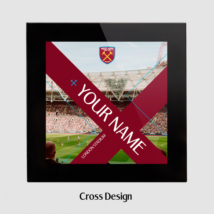 West Ham Personalised Glass Coaster