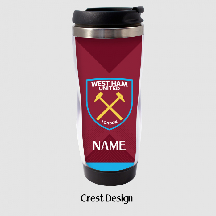 West Ham Personalised Travel Mug