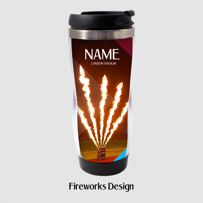 West Ham Personalised Travel Mug