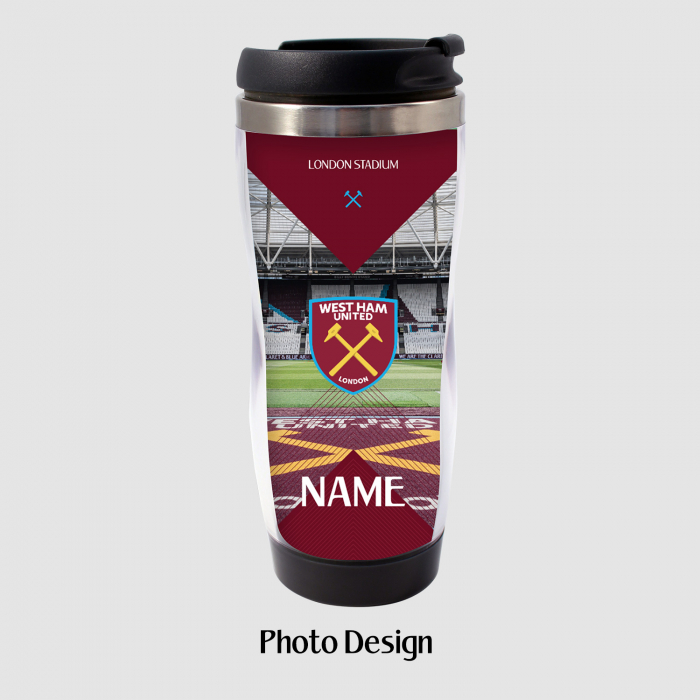 West Ham Personalised Travel Mug