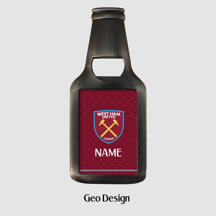 West Ham Personalised Bottle Opener