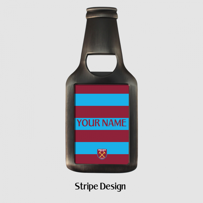 West Ham Personalised Bottle Opener
