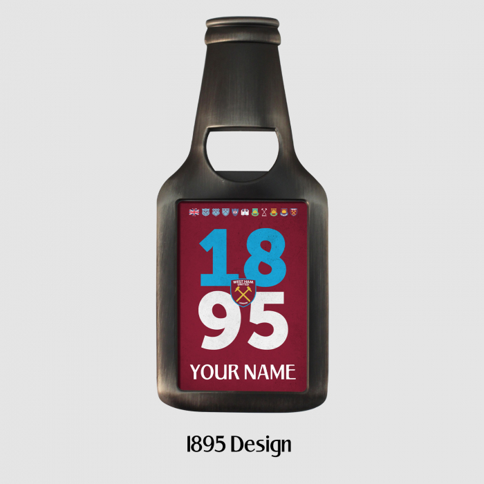 West Ham Personalised Bottle Opener