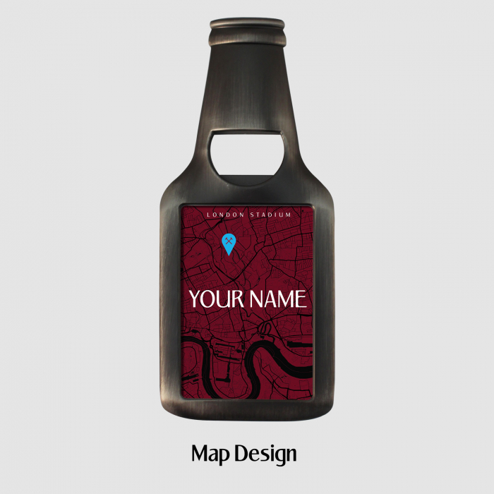 West Ham Personalised Bottle Opener