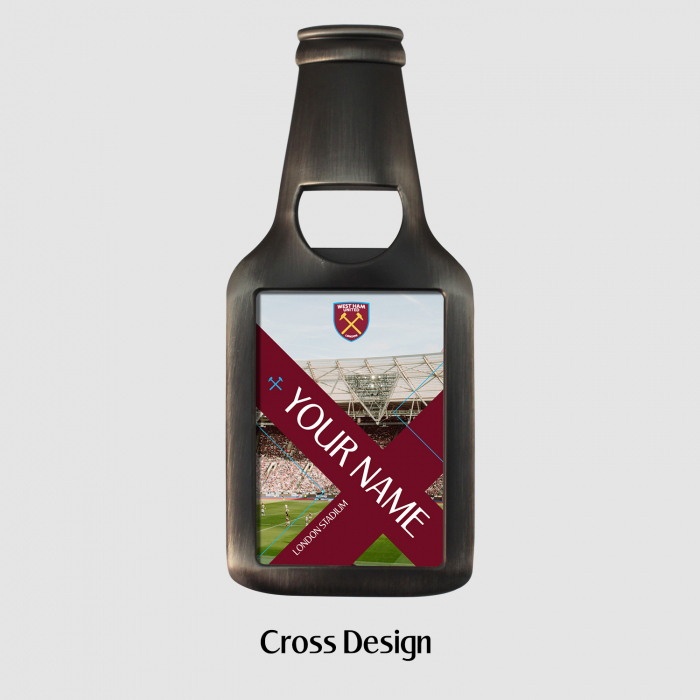 West Ham Personalised Bottle Opener