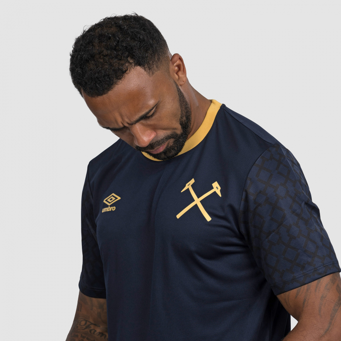 West Ham 25/26 Adults Navy Pre-Match Jersey