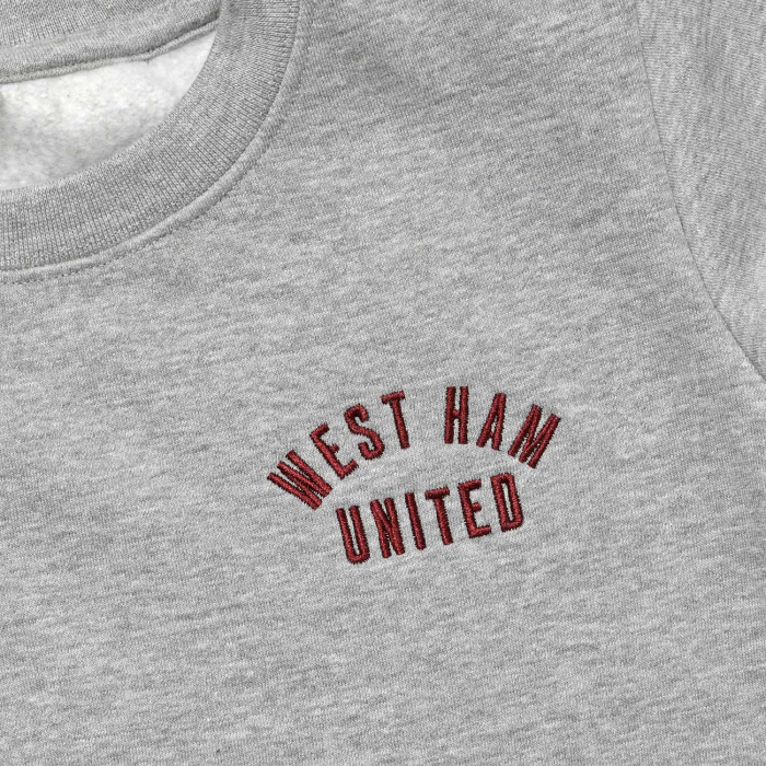 Junior Grey West Ham United Sweatshirt