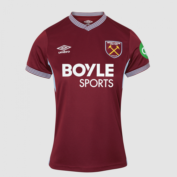 West Ham 25/26 Womens Short Sleeve Home Shirt 