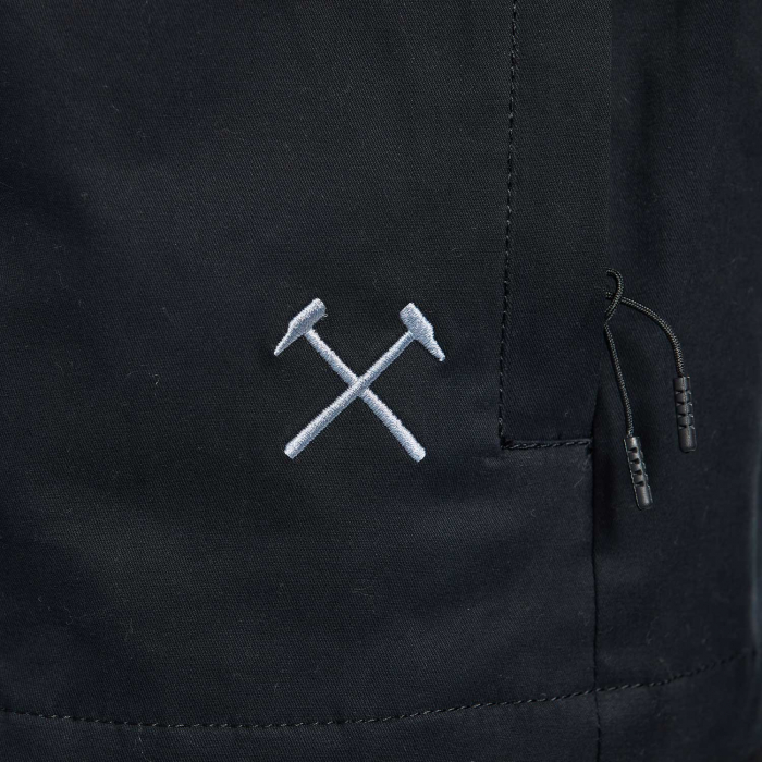 West Ham United Black Padded Jacket - Adults