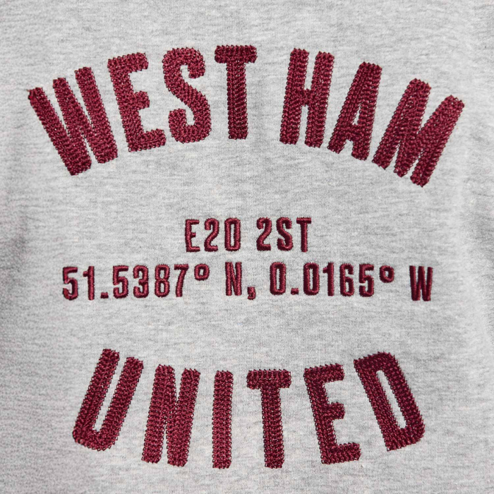 West Ham United Grey Sweatshirt - Adults