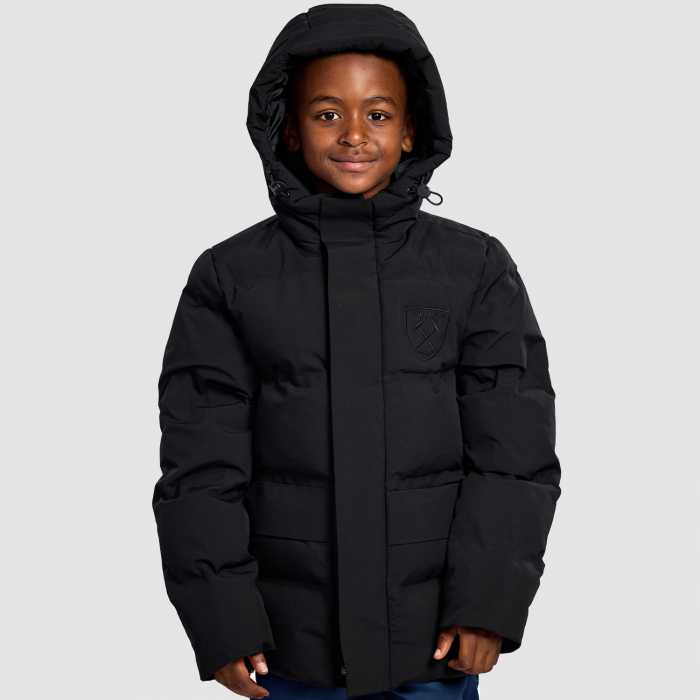 West Ham United Black Padded Jacket - Junior