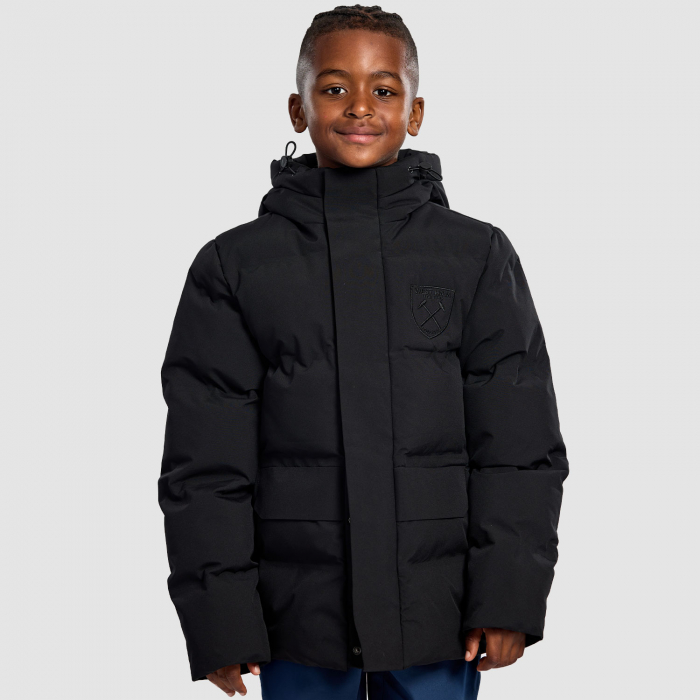 West Ham United Black Padded Jacket - Junior