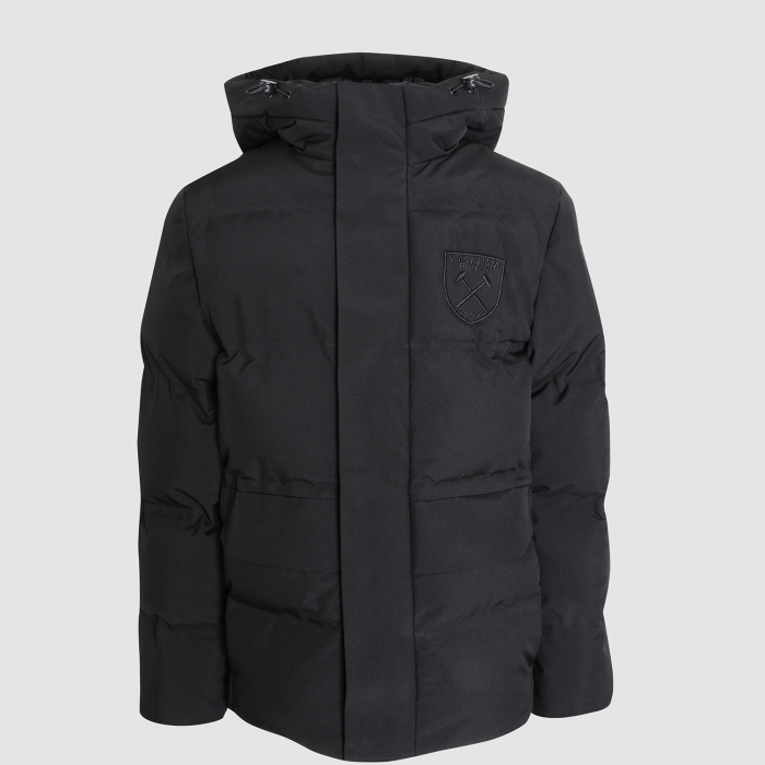 West Ham United Black Padded Jacket - Junior