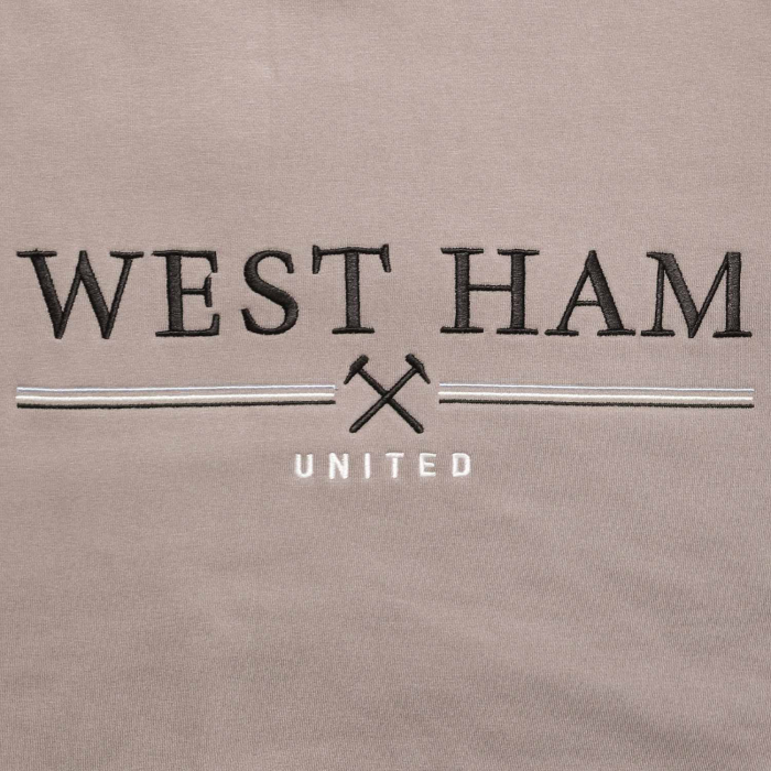 West Ham United Grey Hoodie - Adults